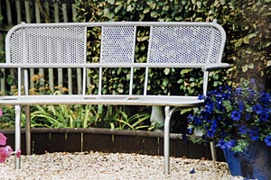 Garden Seat by Weldtex